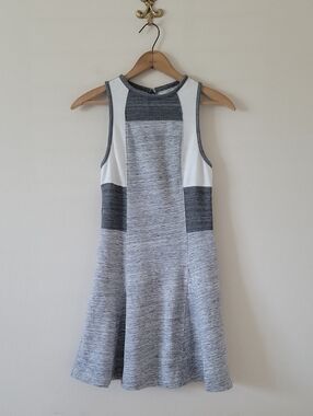 Derek Lam x Athleta Grey Colorblock Downtown Mini Dress Size XS